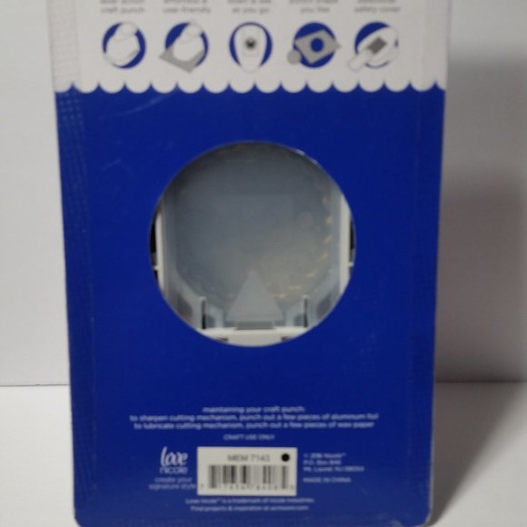 Lever Action Craft Punch Scalloped Edge Circle 2" - Picture 4 of 8